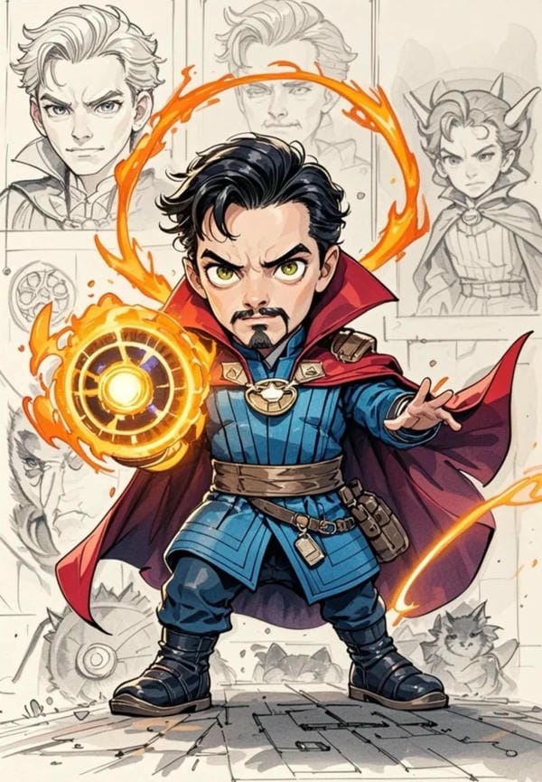 siêu nhân đỏ chibi