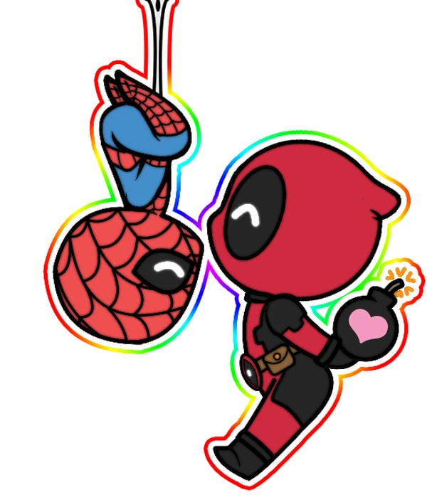 spiderman chibi cute