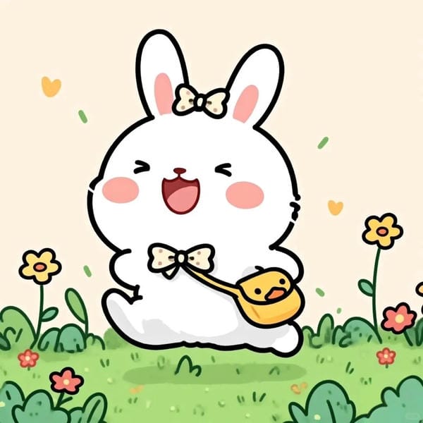 thỏ chibi cute (17)