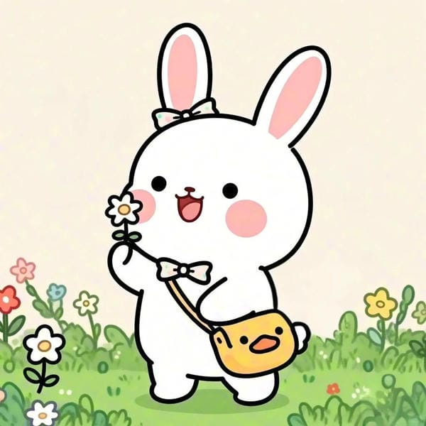 thỏ chibi cute (23)