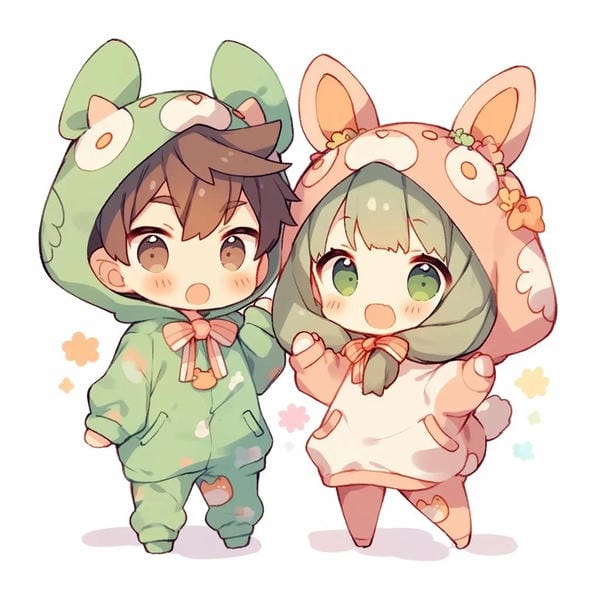 ảnh cặp đôi anime chibi cute (12)