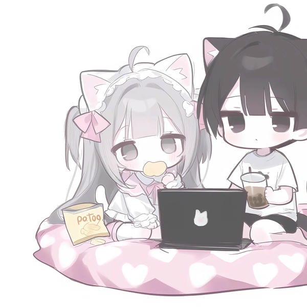 ảnh cặp đôi anime chibi cute (13)