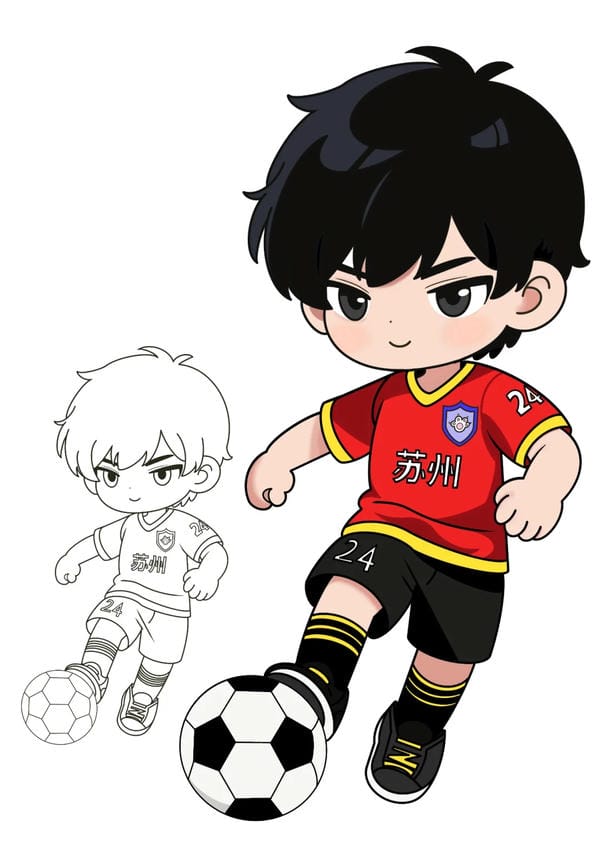 ảnh chibi ronaldo