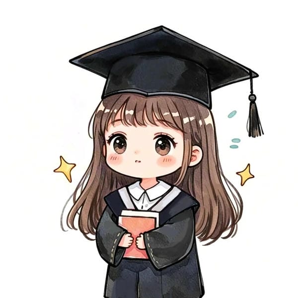 ảnh chibi tốt nghiệp