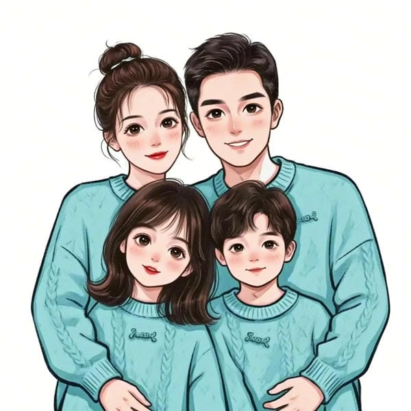 ảnh gia đình chibi (12)