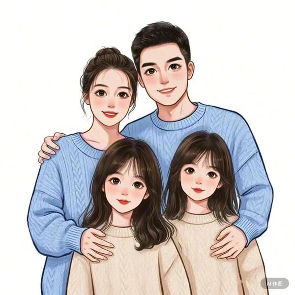 ảnh gia đình chibi (13)