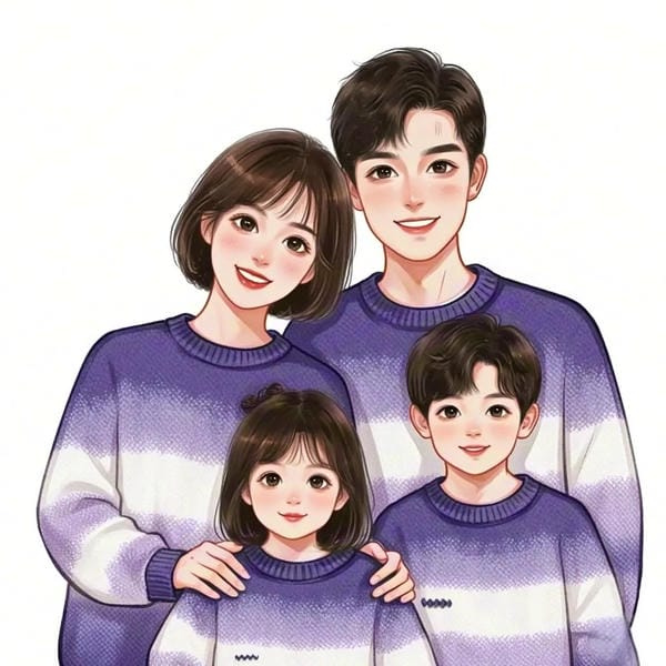 ảnh gia đình chibi (3)