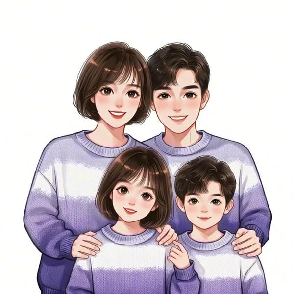 ảnh gia đình chibi (4)