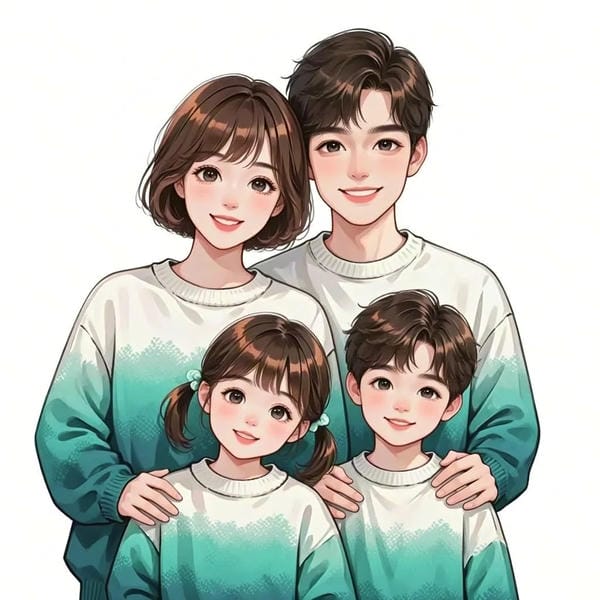 ảnh gia đình chibi (7)