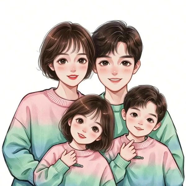 ảnh gia đình chibi (8)