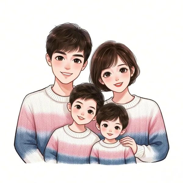 ảnh gia đình chibi (9)