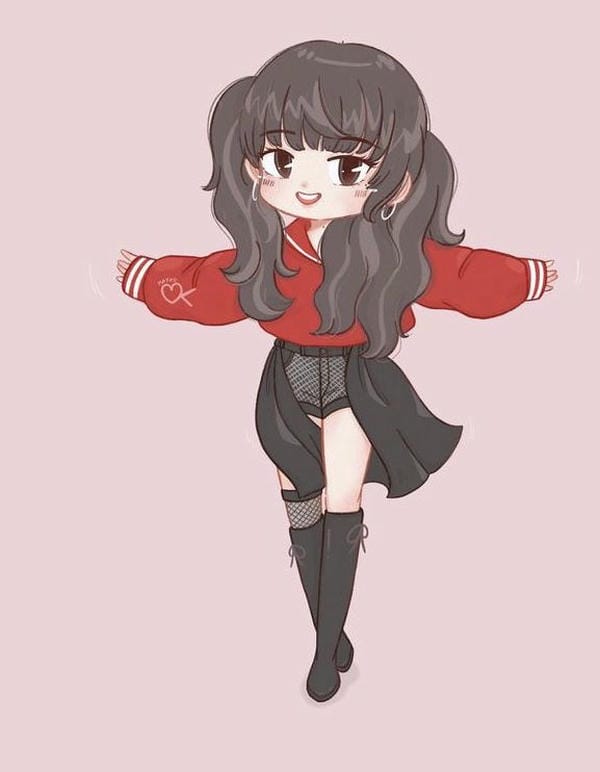 ảnh jennie chibi