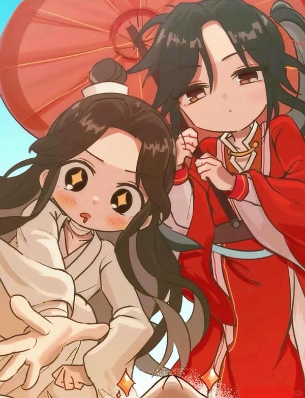 ảnh thiên quan tứ phúc chibi