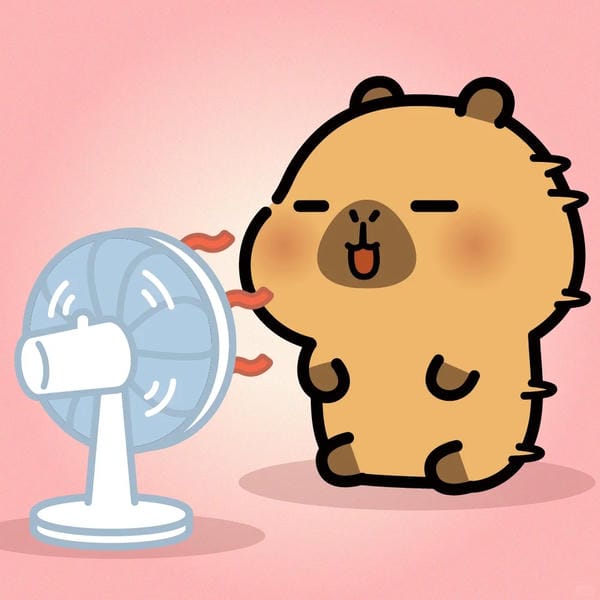 capybara chibi cute