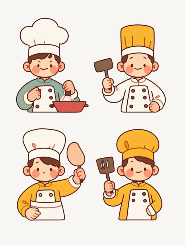 chibi đầu bếp chibi đầu bếp
