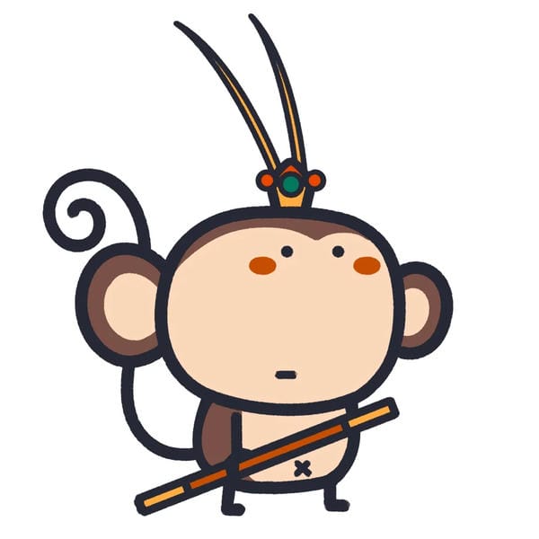 con khỉ chibi