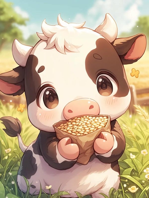 con trâu chibi (3)