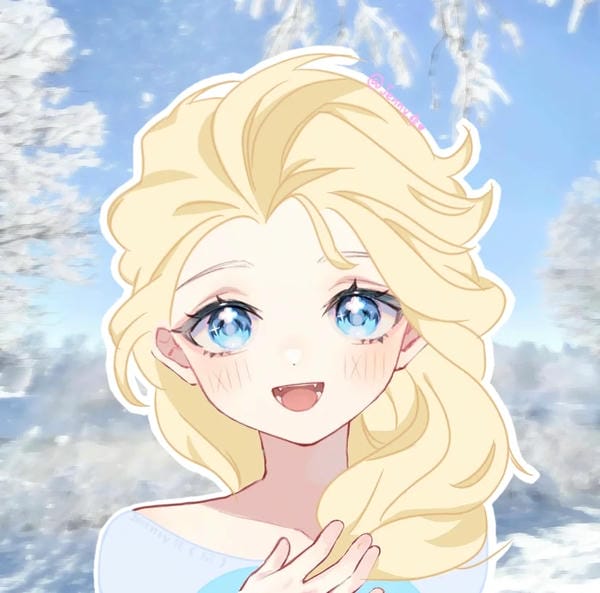 công chúa elsa chibi