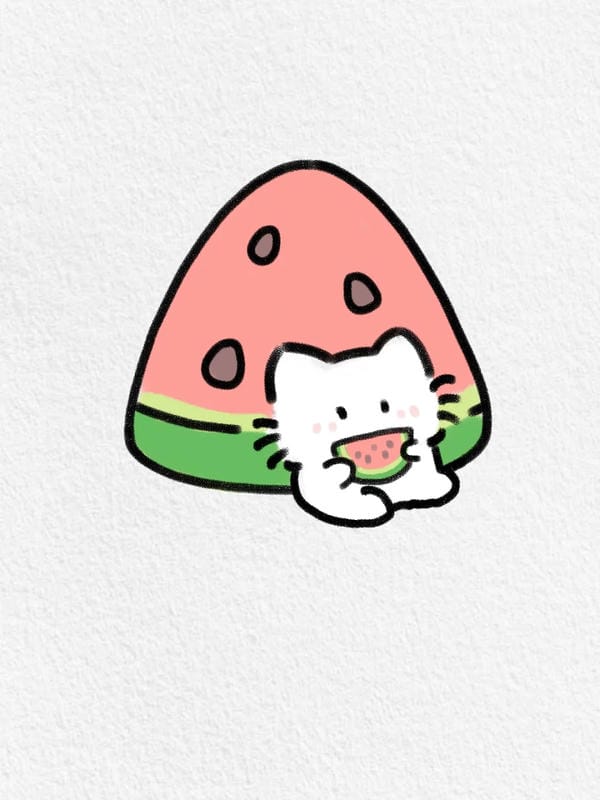 dưa hấu chibi (10)