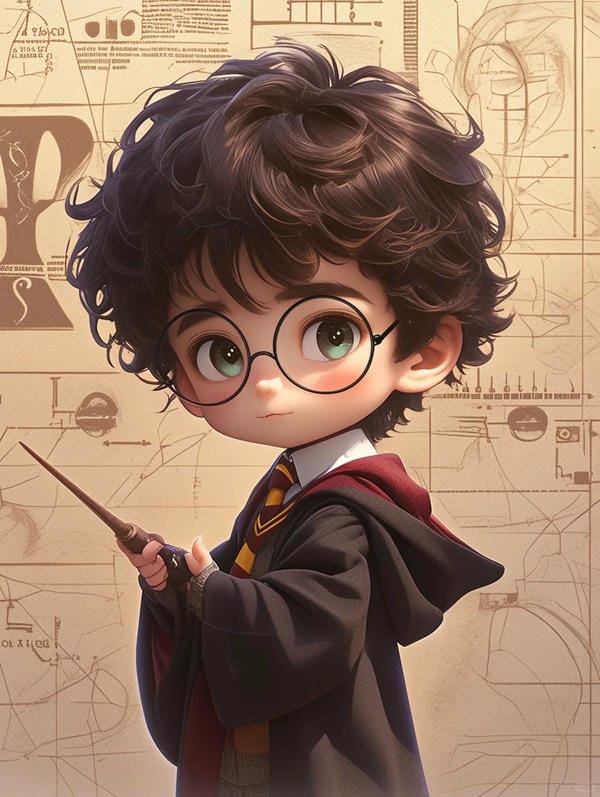 harry potter chibi