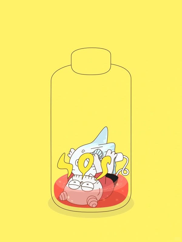 hết pin chibi (5)