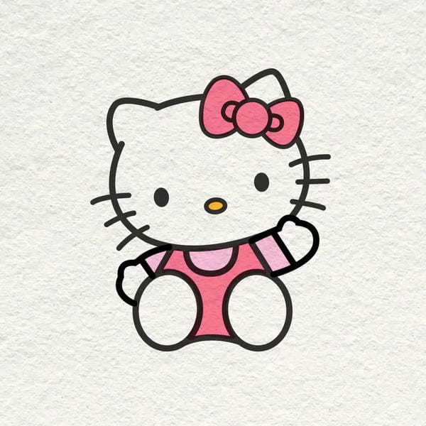 hình chibi dễ thương hello kitt