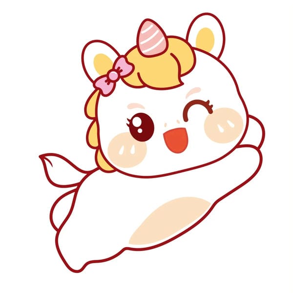 hình con ngựa chibi