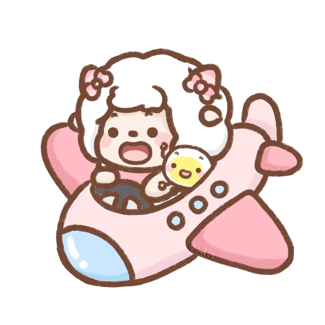 hình máy bay chibi