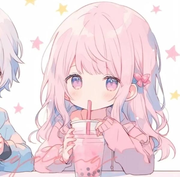 hình trà sữa chibi