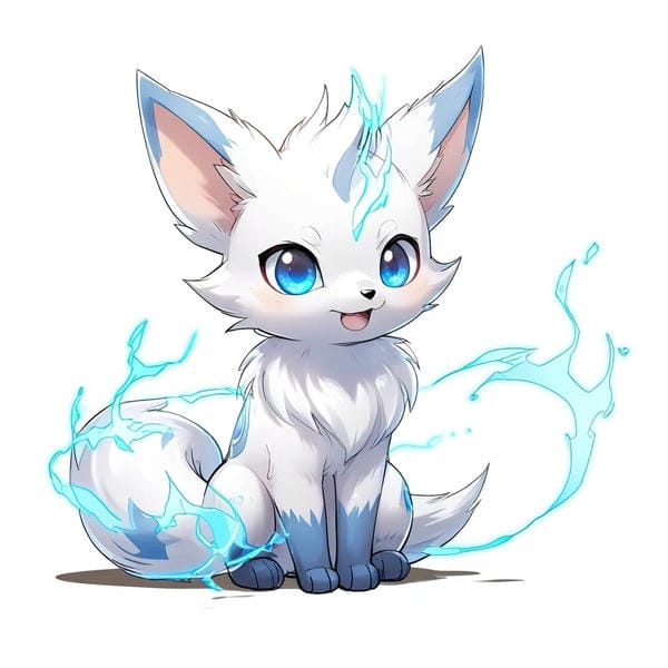 hồ ly chibi cute (1)