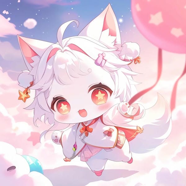 hồ ly chibi cute (25)