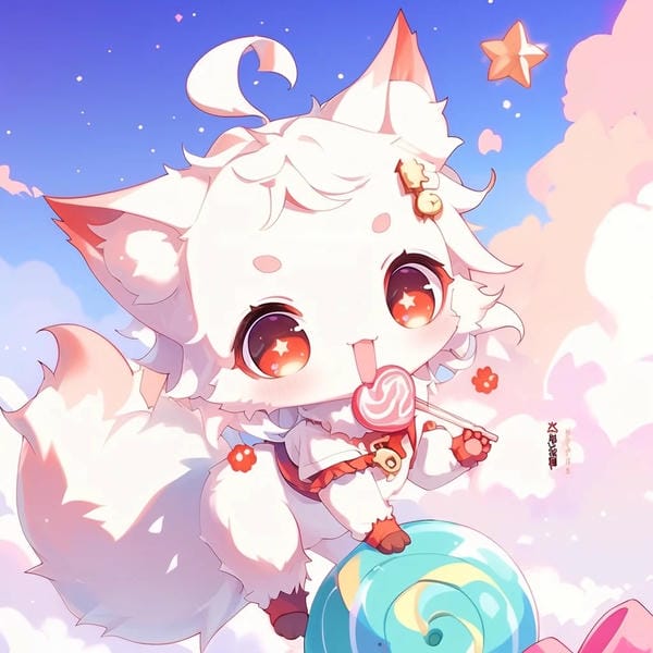 hồ ly chibi cute (31)