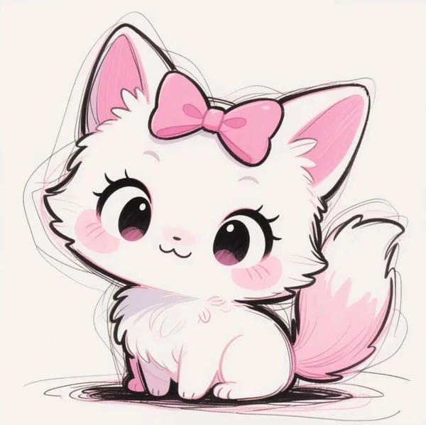 hồ ly chibi cute (33)