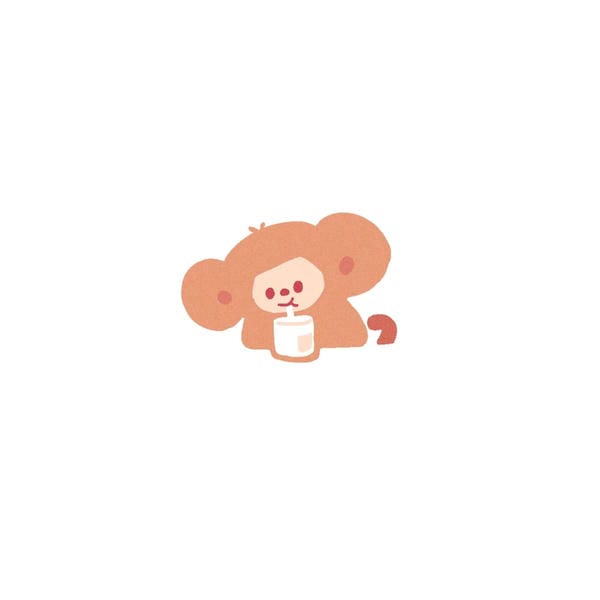 khỉ chibi (10)