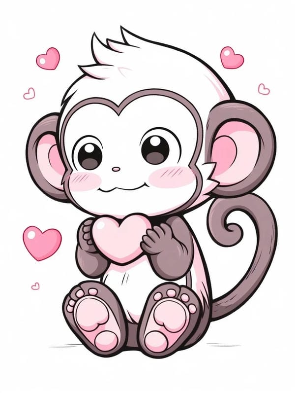 khỉ chibi (21)