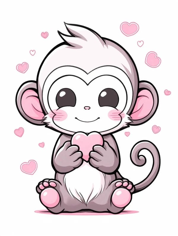khỉ chibi (22)