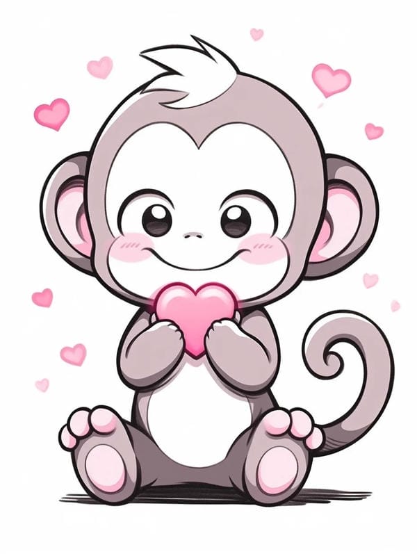 khỉ chibi (23)