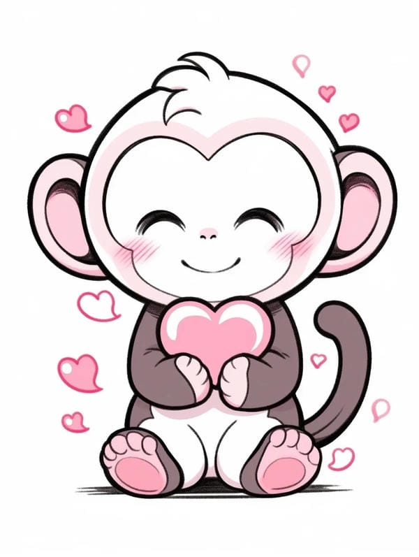khỉ chibi (24)