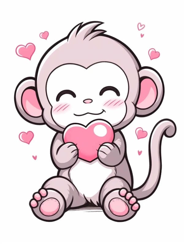 khỉ chibi (25)