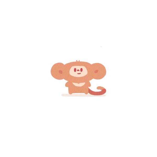 khỉ chibi (6)