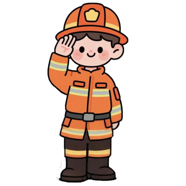 lính cứu hỏa chibi (10)