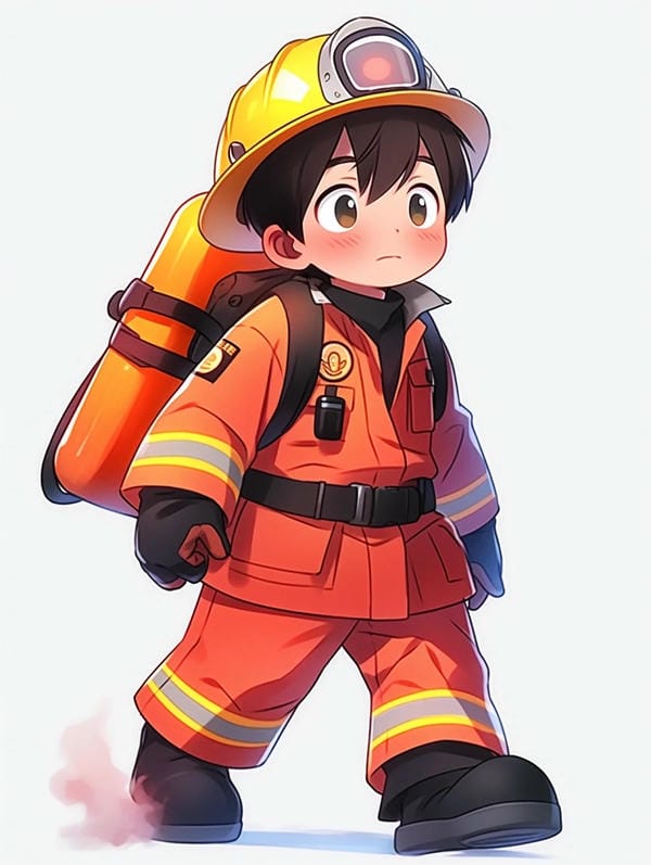 lính cứu hỏa chibi (11)