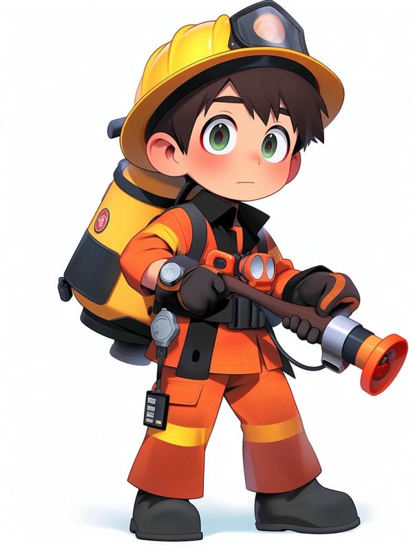 lính cứu hỏa chibi (12)