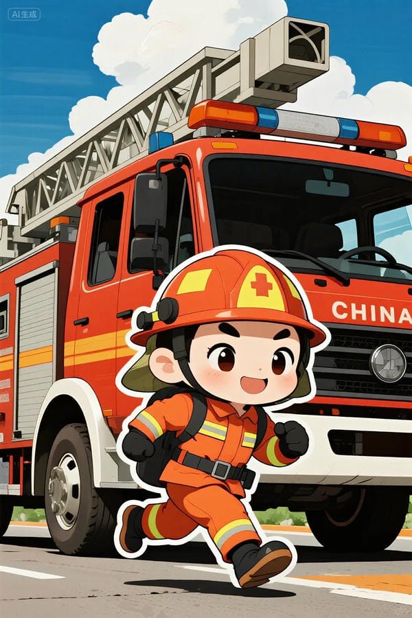 lính cứu hỏa chibi (13)