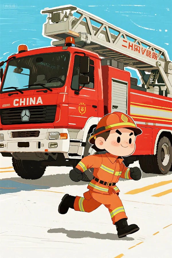 lính cứu hỏa chibi (14)