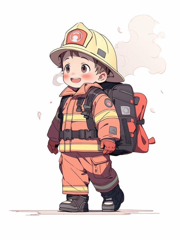 lính cứu hỏa chibi (23)