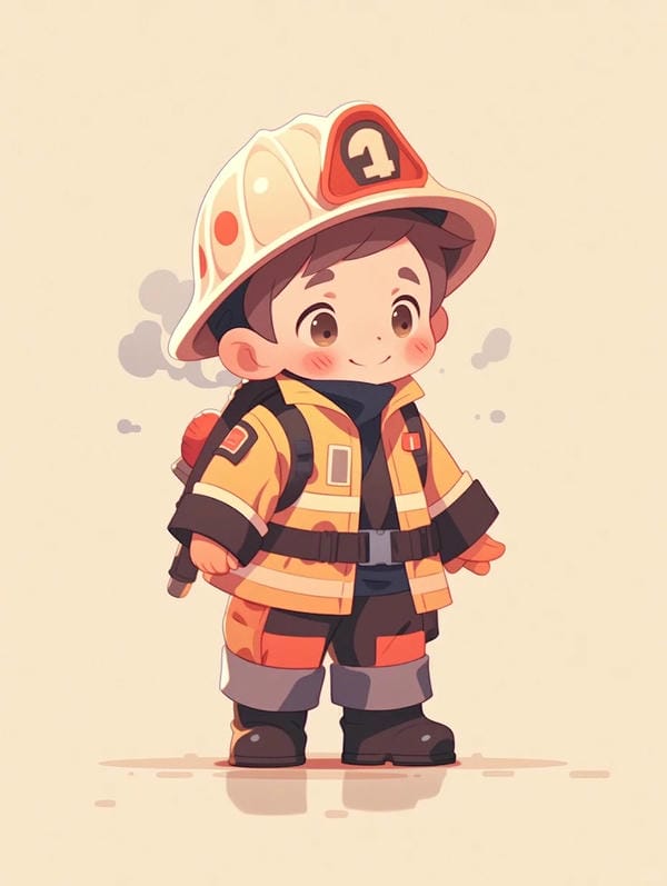 lính cứu hỏa chibi (28)