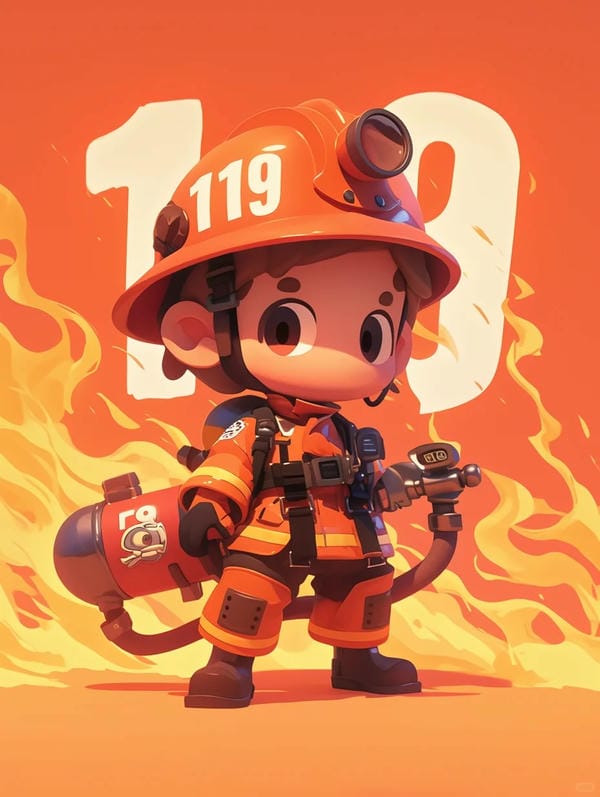lính cứu hỏa chibi (6)