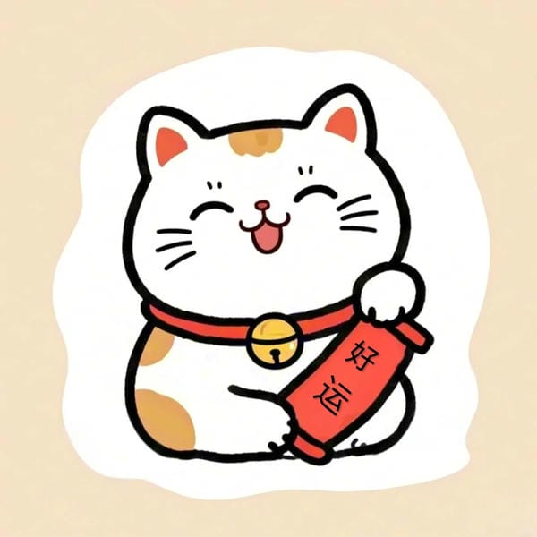 mèo thần tài chibi (14)