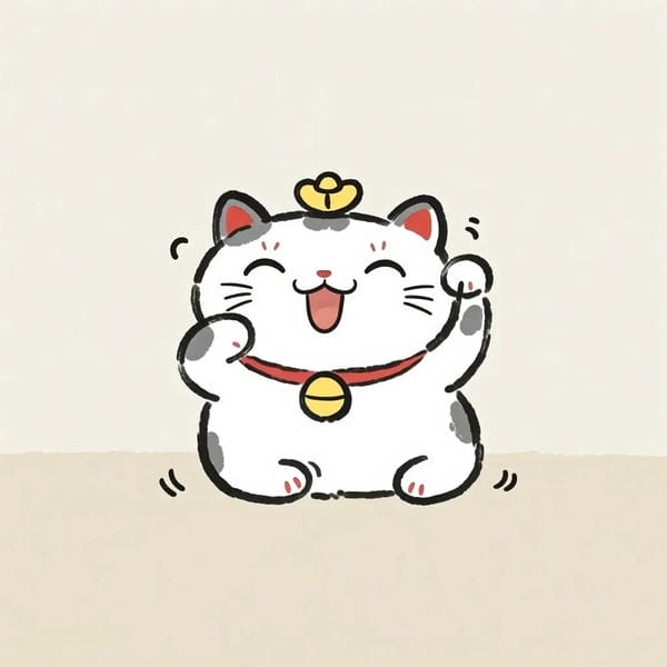 mèo thần tài chibi (23)